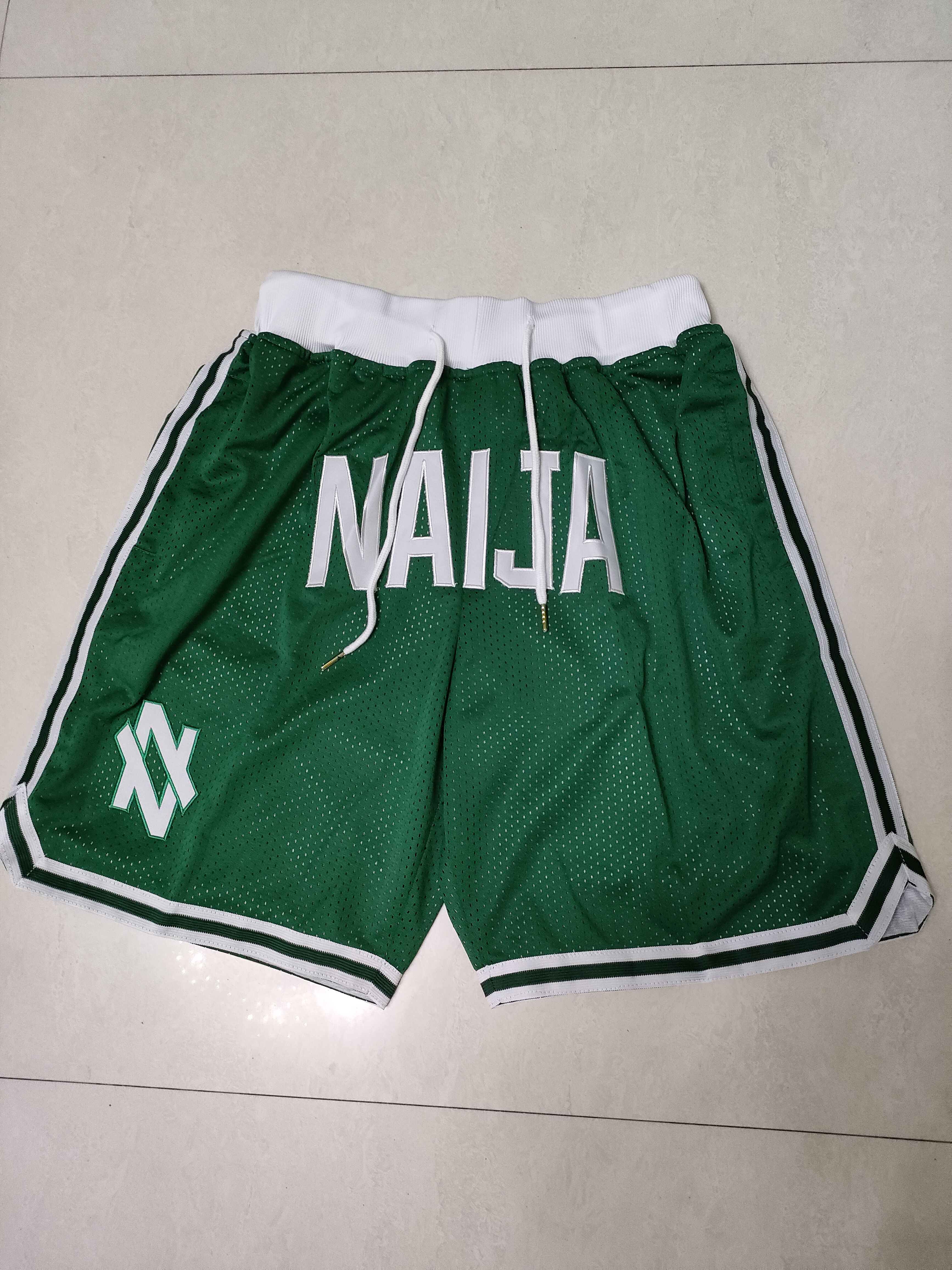 Men NBA Green Shorts 20230218->more jerseys->NBA Jersey
